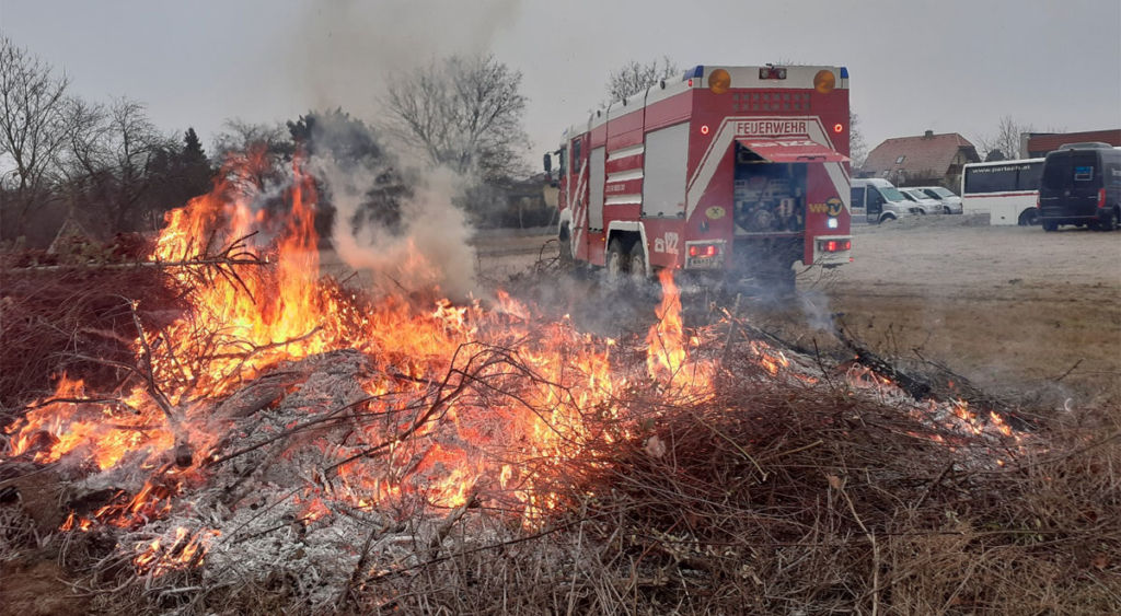 Appell der Feuerwehr: „Bitte keine Osterfeuer“